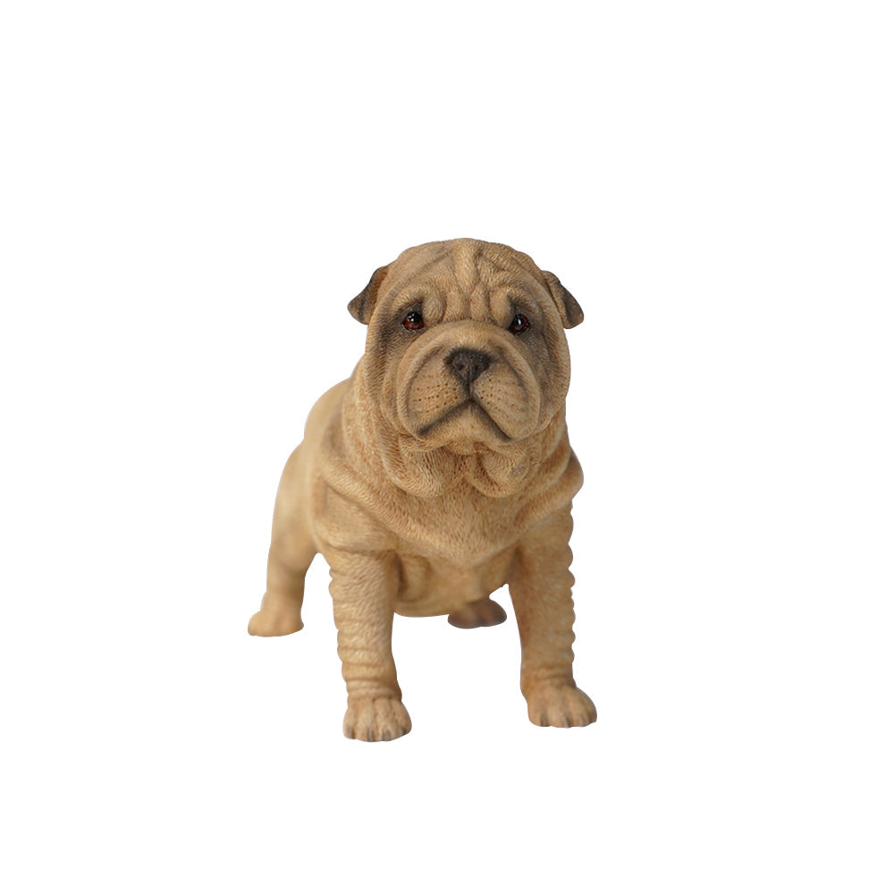 JXK101 Shar-Pei-Hundefigur in einer Tasche. Hundedekoration für Hundeliebhaber von JXK Studio
