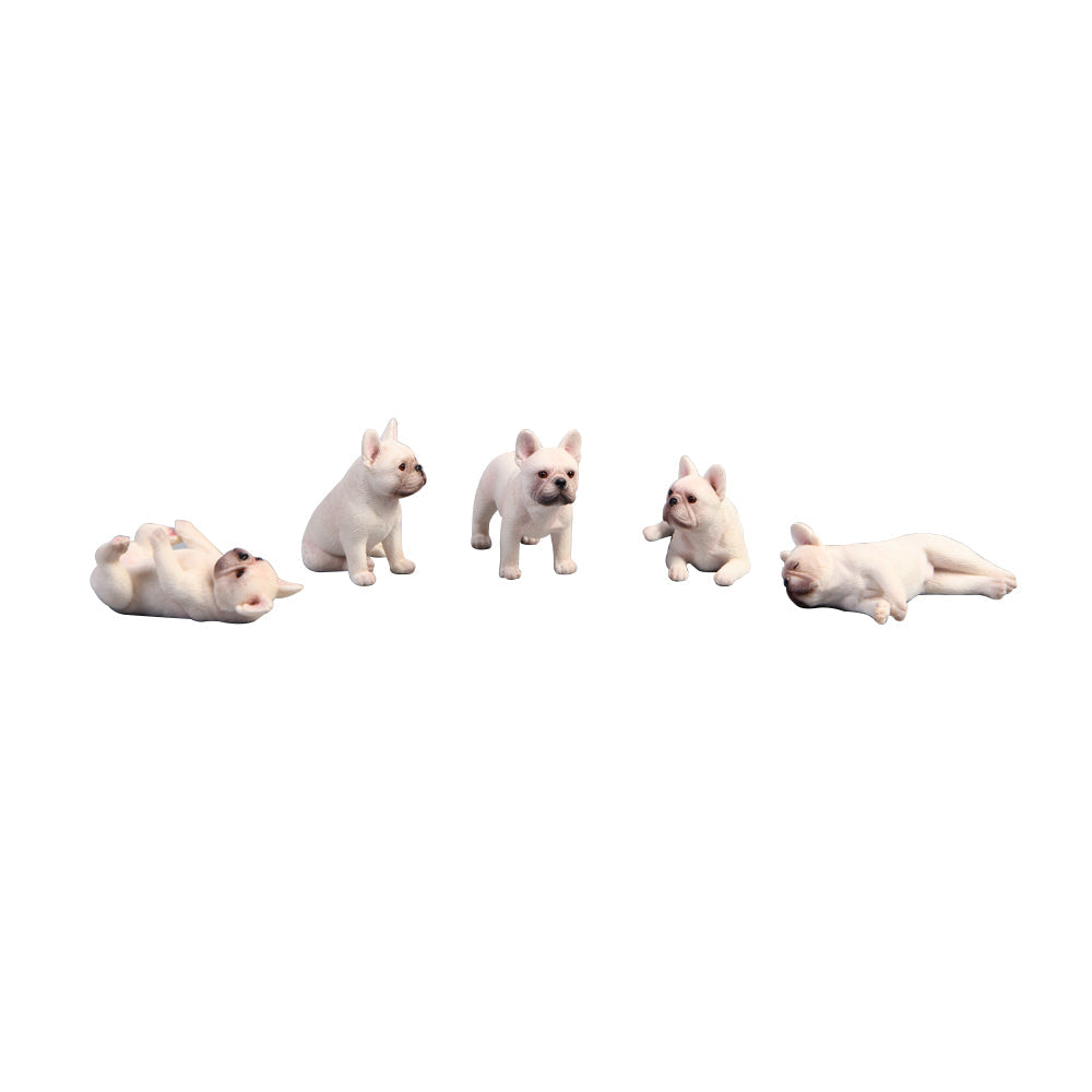 JXK058 French bulldogs with different appearance mini dog decor for dog lovers from JXK Studio