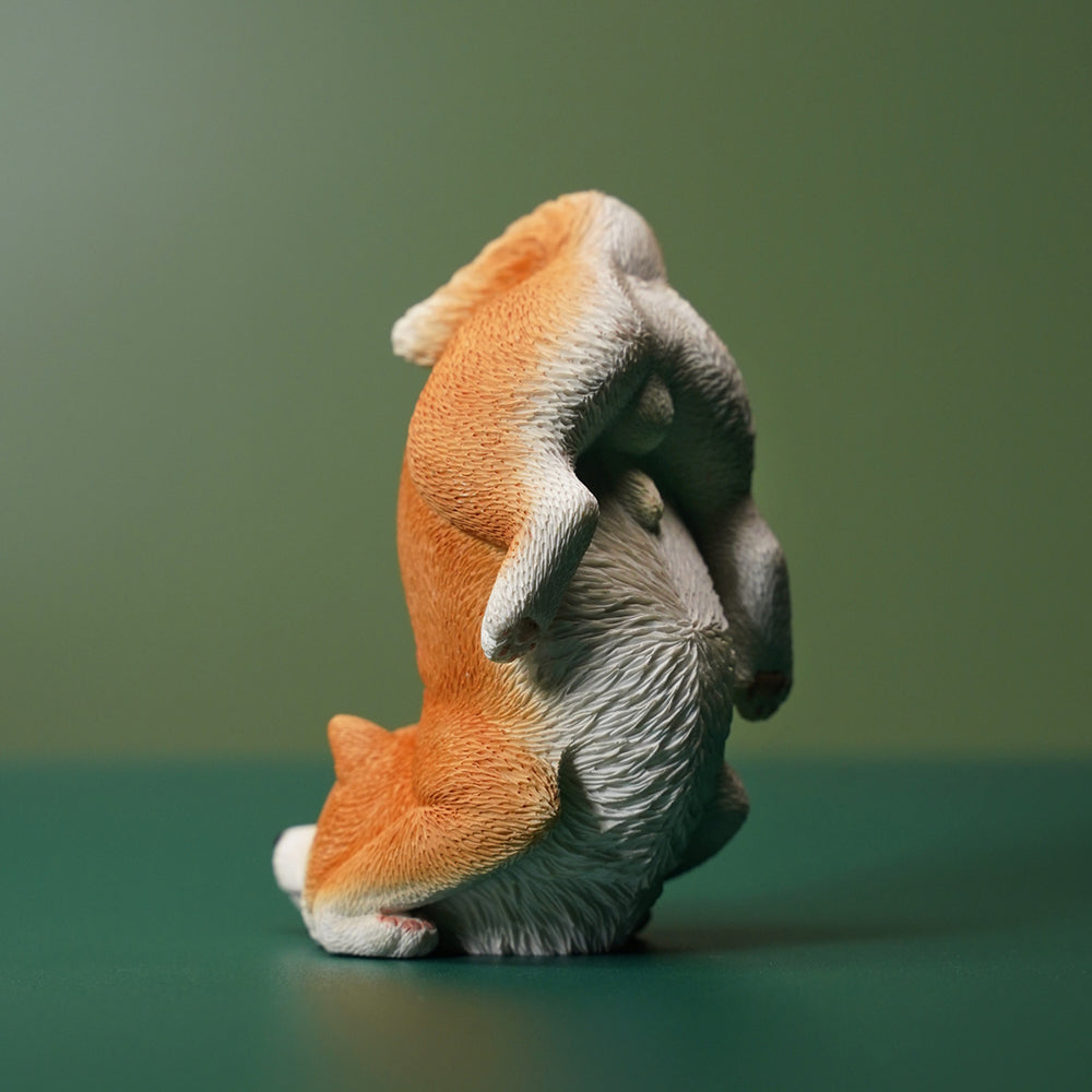 JXK119 Shiba Inu Dog Statue, Dog Figurine Gift for Shiba Inu Lover from JXK Studio