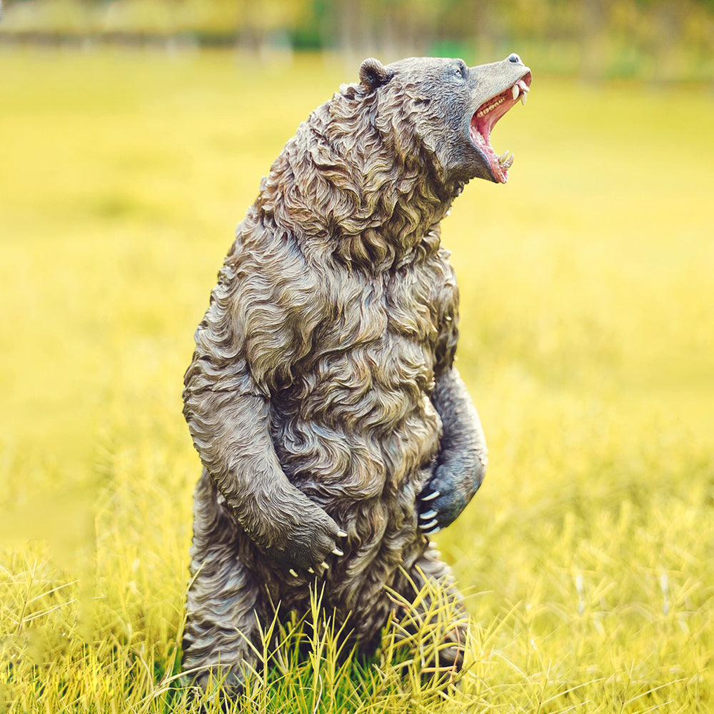 JXK133 Standing brown bear statue, gifts for Animal Lovers from JXK Studio