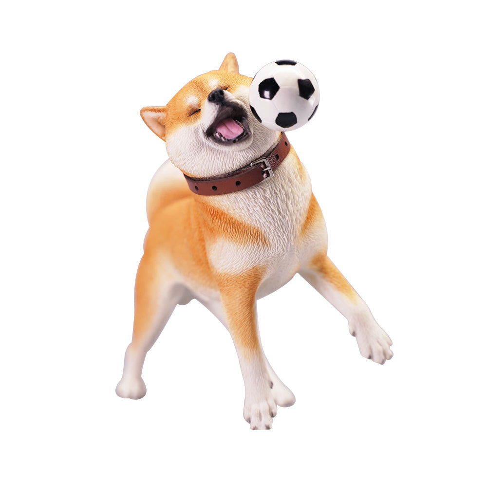 JXK072 Shiba Inu Dekor, süßer Fußball-Shiba Inu, Geschenk für Shiba Inu-Liebhaber von JXK Studio