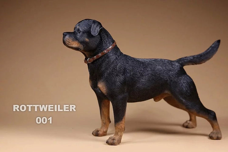 MRZ RW Rottweiler dog statue for dog lovers from JXK Studio