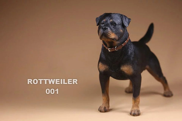 MRZ RW Rottweiler dog statue for dog lovers from JXK Studio