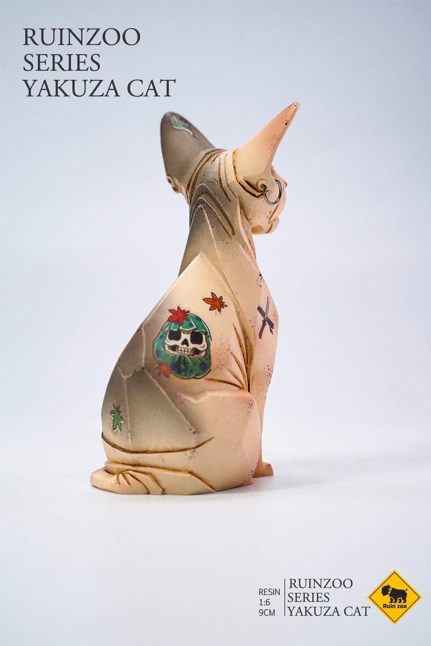 RZ2003 sphinx Cat Figurine Resin Cat Statue from JXK Studio