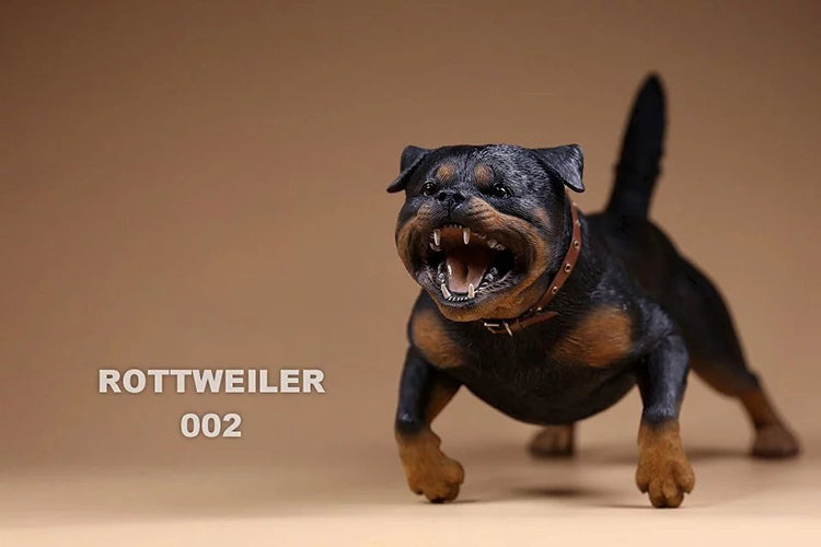 MRZ RW Rottweiler dog statue for dog lovers from JXK Studio