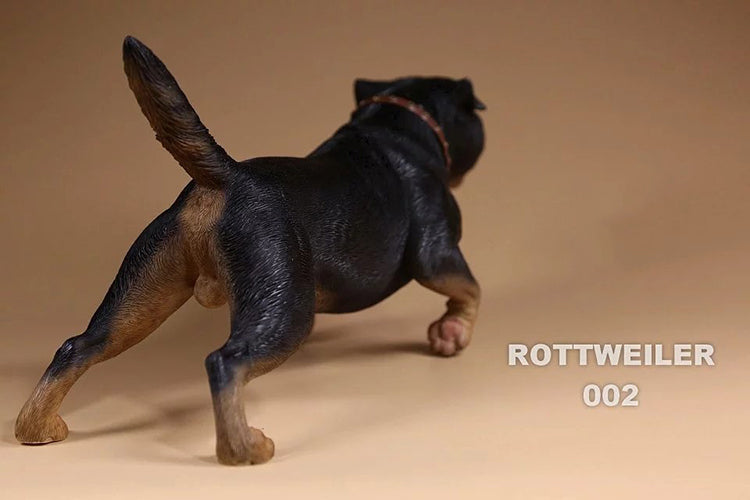 MRZ RW Rottweiler dog statue for dog lovers from JXK Studio