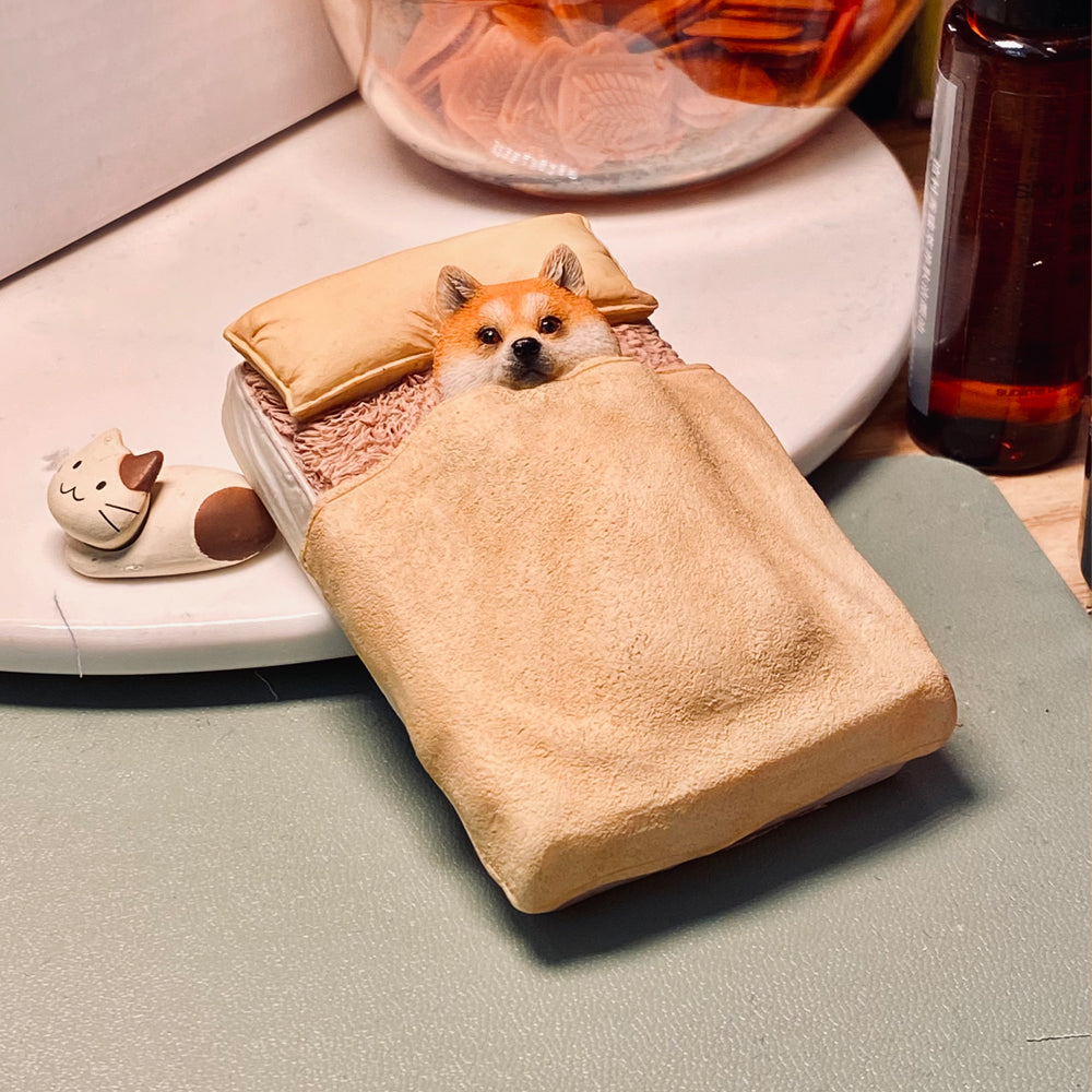 JS2200 Shiba Inu Resin Dog Decor Magnetic for Fridge Door from JXK Studio