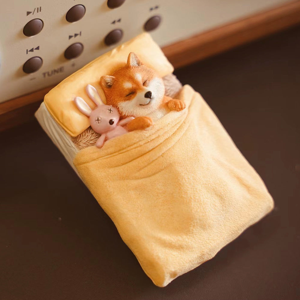 JS2200 Shiba Inu Resin Dog Decor Magnetic for Fridge Door from JXK Studio