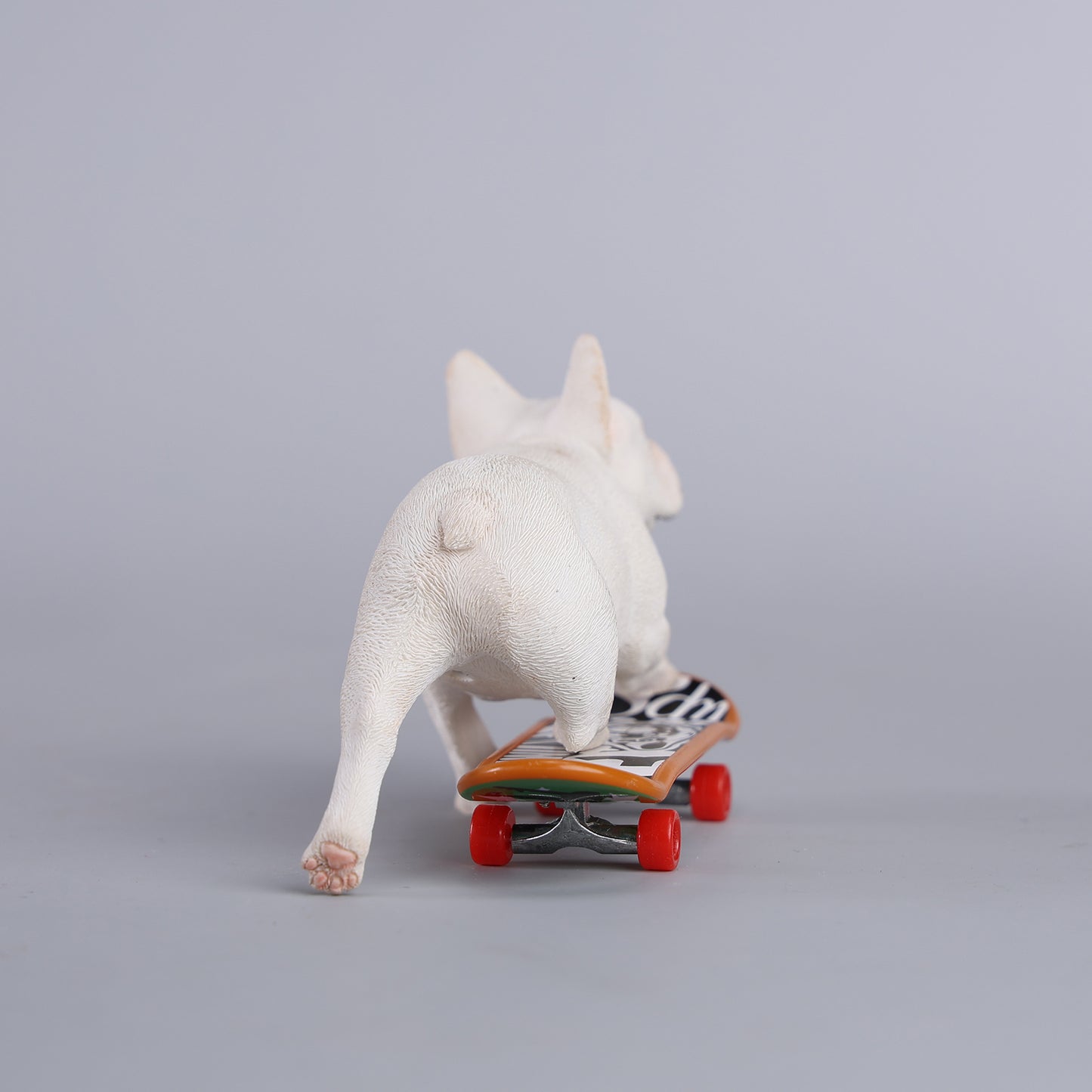 JXK243 1/6 Scale Skateboarding French Bull- dog from JXK Studio