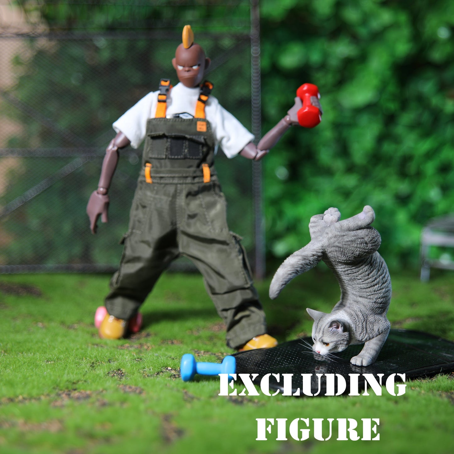 JXK151 Katzenfigur, Katzenstatue aus Kunstharz, für Bücherregal-Dekor, Geschenke für Katzenliebhaber von JXK Studio