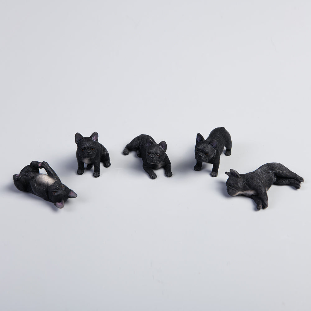 JXK058 French bulldogs with different appearance mini dog decor for dog lovers from JXK Studio