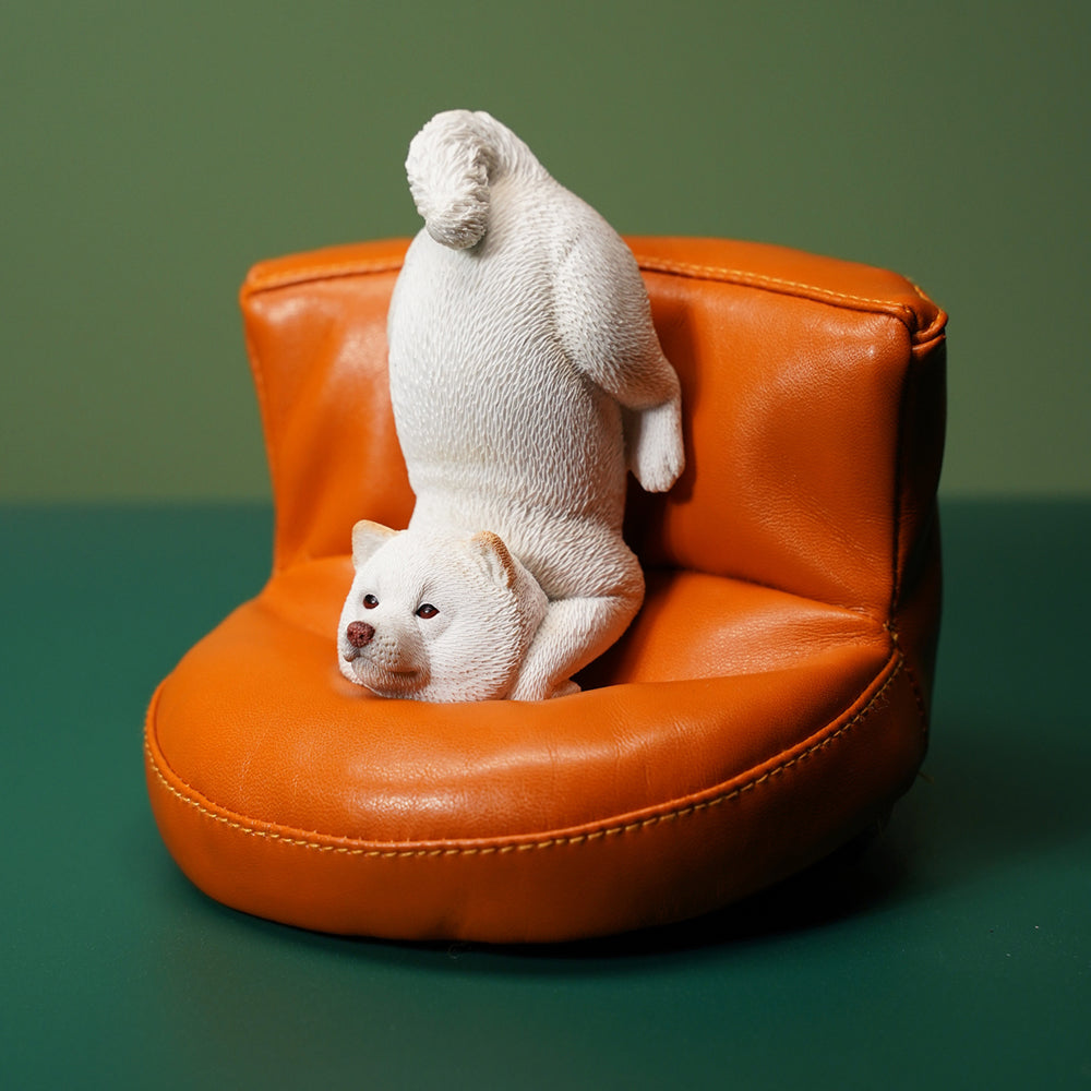 JXK119 Shiba Inu Dog Statue, Dog Figurine Gift for Shiba Inu Lover from JXK Studio