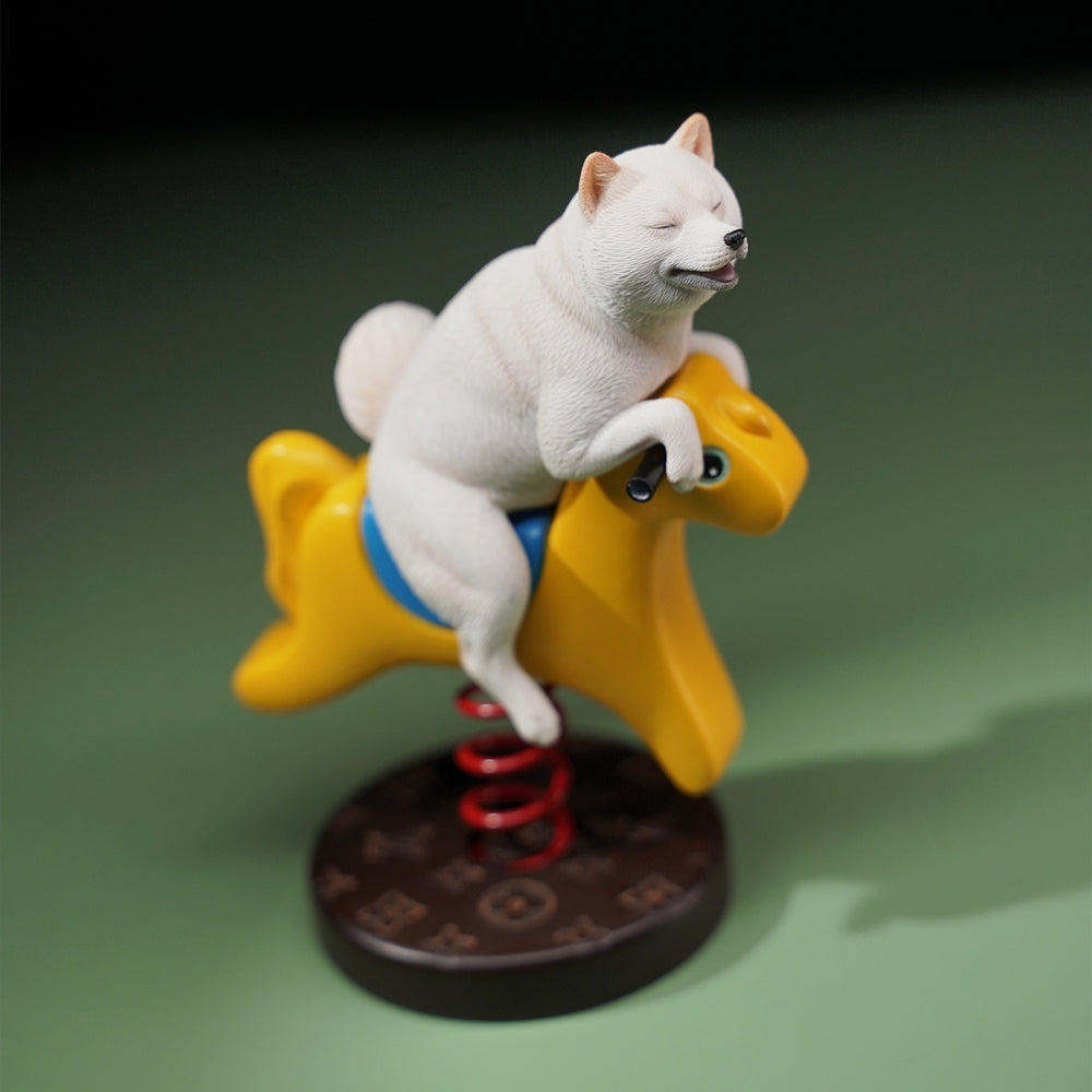 JXK146 Shiba Inu Hundestatue, Hundefigur als Geschenk für Shiba Inu Liebhaber von JXK Studio
