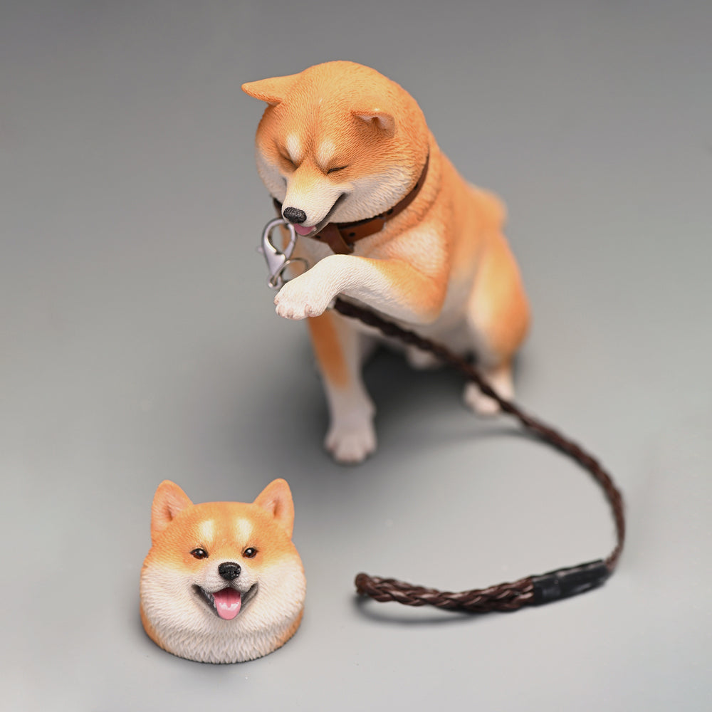 JXK114 Shiba Inu Decor, Lovely Shiba Inu Sitting Obediently, Gift for Shiba Inu Lover from JXK Studio