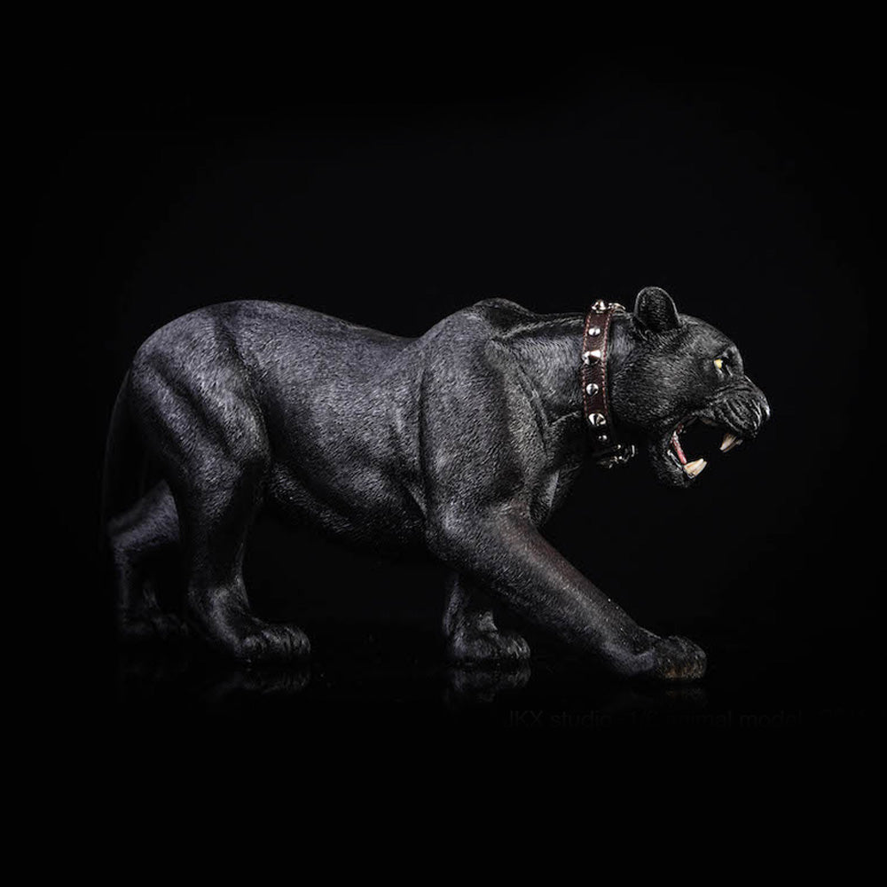 JXK009 Resin Leopard Statue, Black Panther Statue Gift for Animal Lovers from JXK Studio