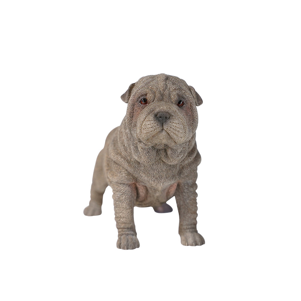 JXK101 Shar-Pei-Hundefigur in einer Tasche. Hundedekoration für Hundeliebhaber von JXK Studio