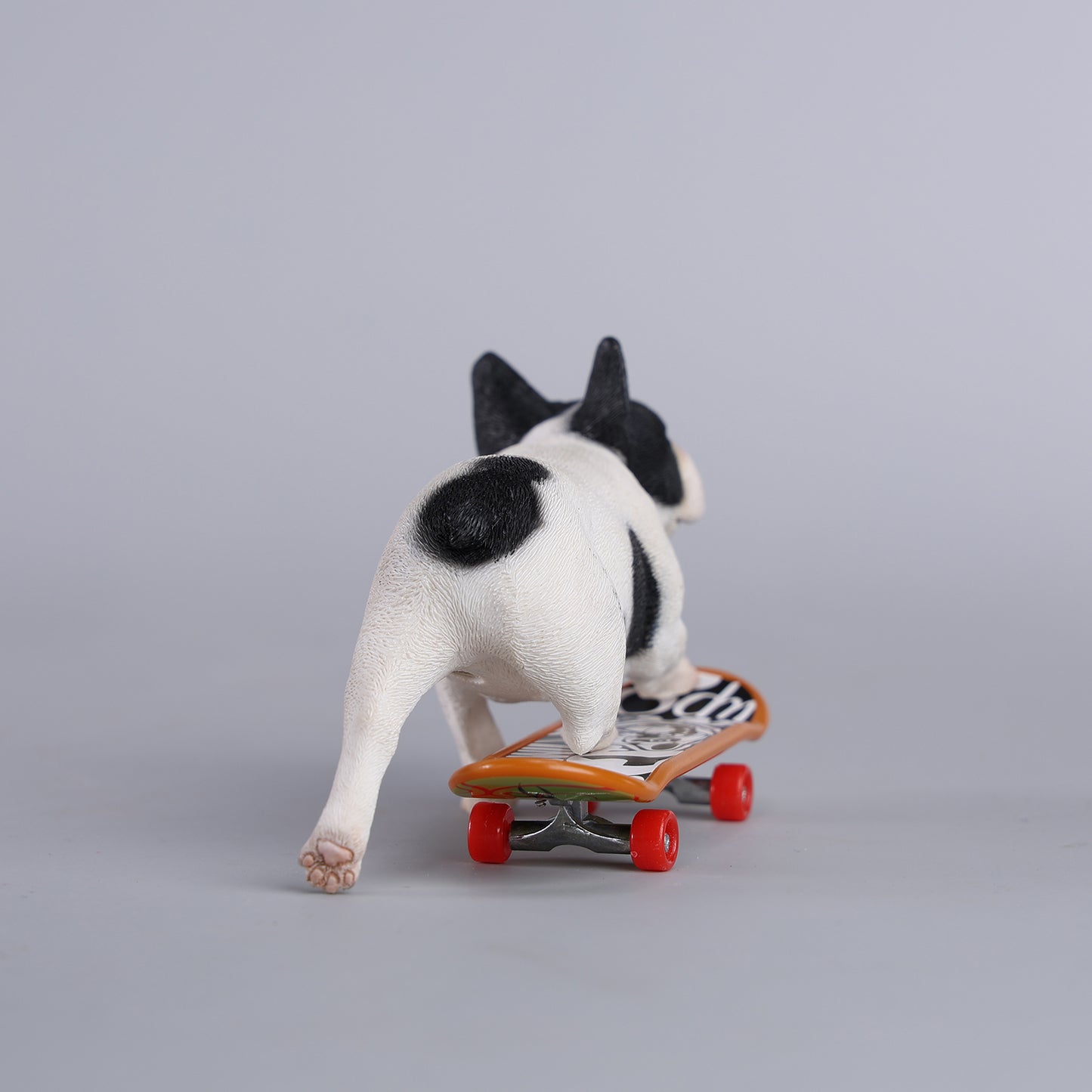 JXK243 1/6 Scale Skateboarding French Bull- dog from JXK Studio