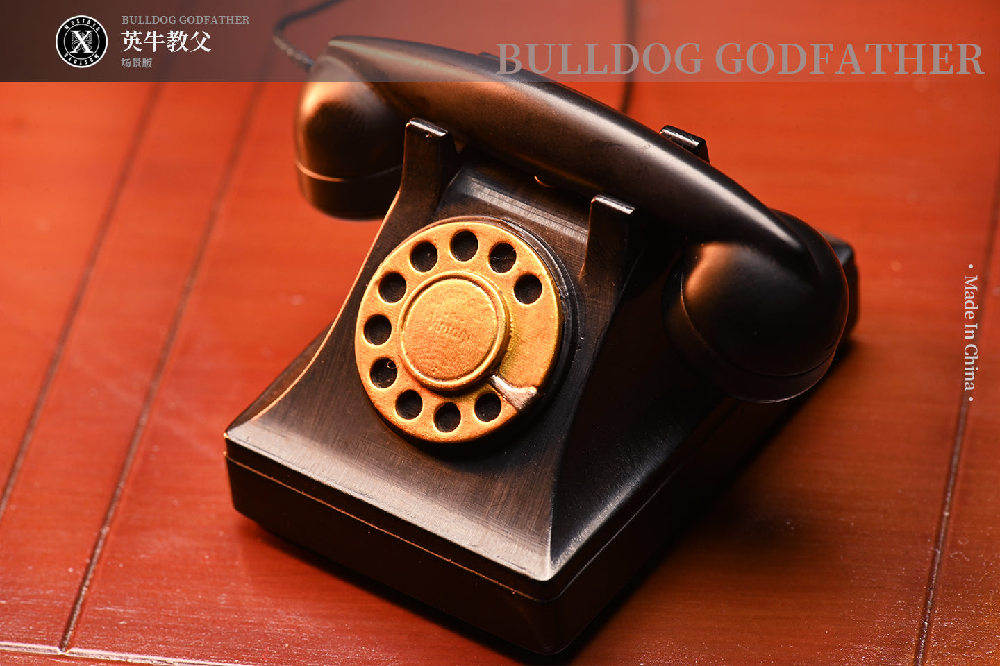 M2201D Scenes from The Godfather's Office Desk Model for Vintage Collection from JXK Studio