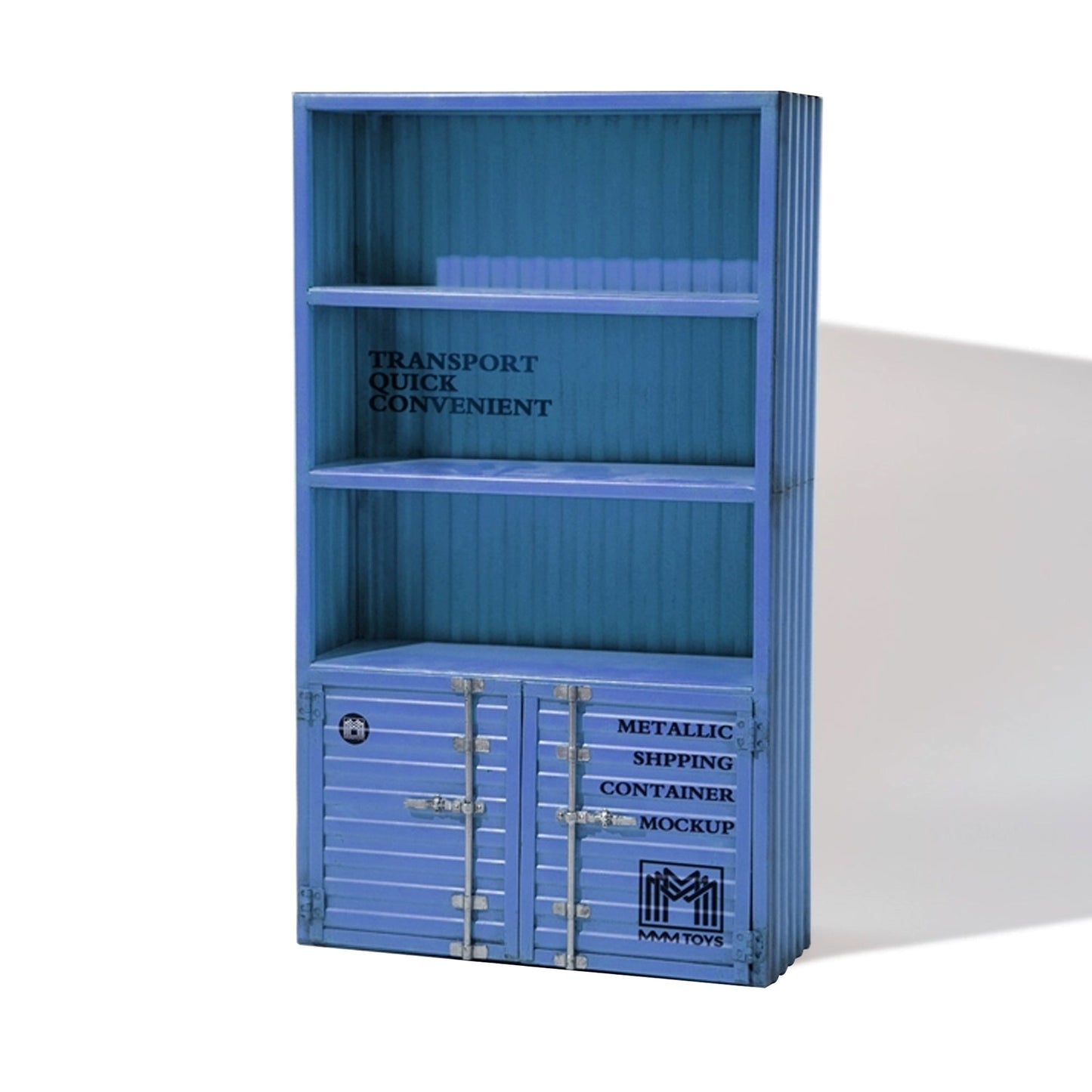 M2231 Container style iron bookcase for action figure from JXK Studio
