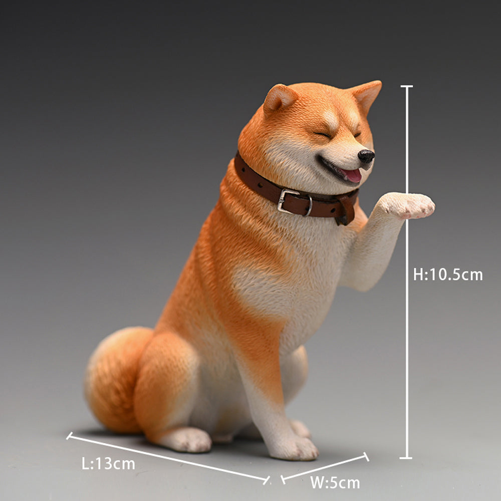 JXK114 Shiba Inu Decor, Lovely Shiba Inu Sitting Obediently, Gift for Shiba Inu Lover from JXK Studio