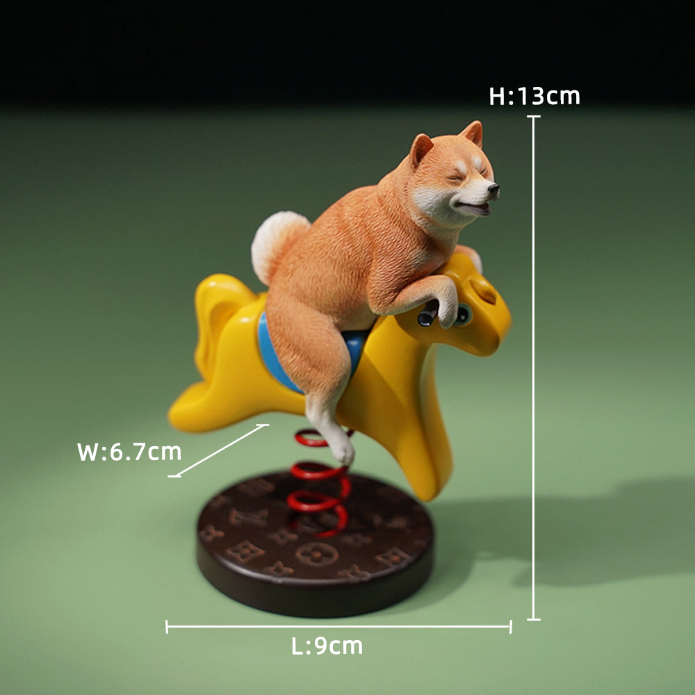 JXK146 Shiba Inu Hundestatue, Hundefigur als Geschenk für Shiba Inu Liebhaber von JXK Studio