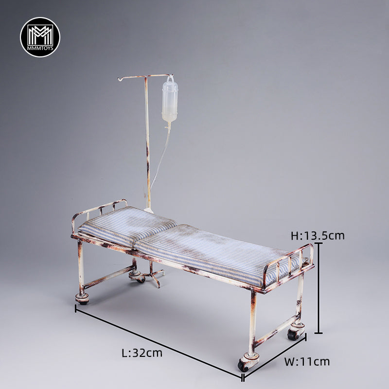 M2514 Pre-sale 1/6 Scale Abandoned Hospital Bed from JXK Studio