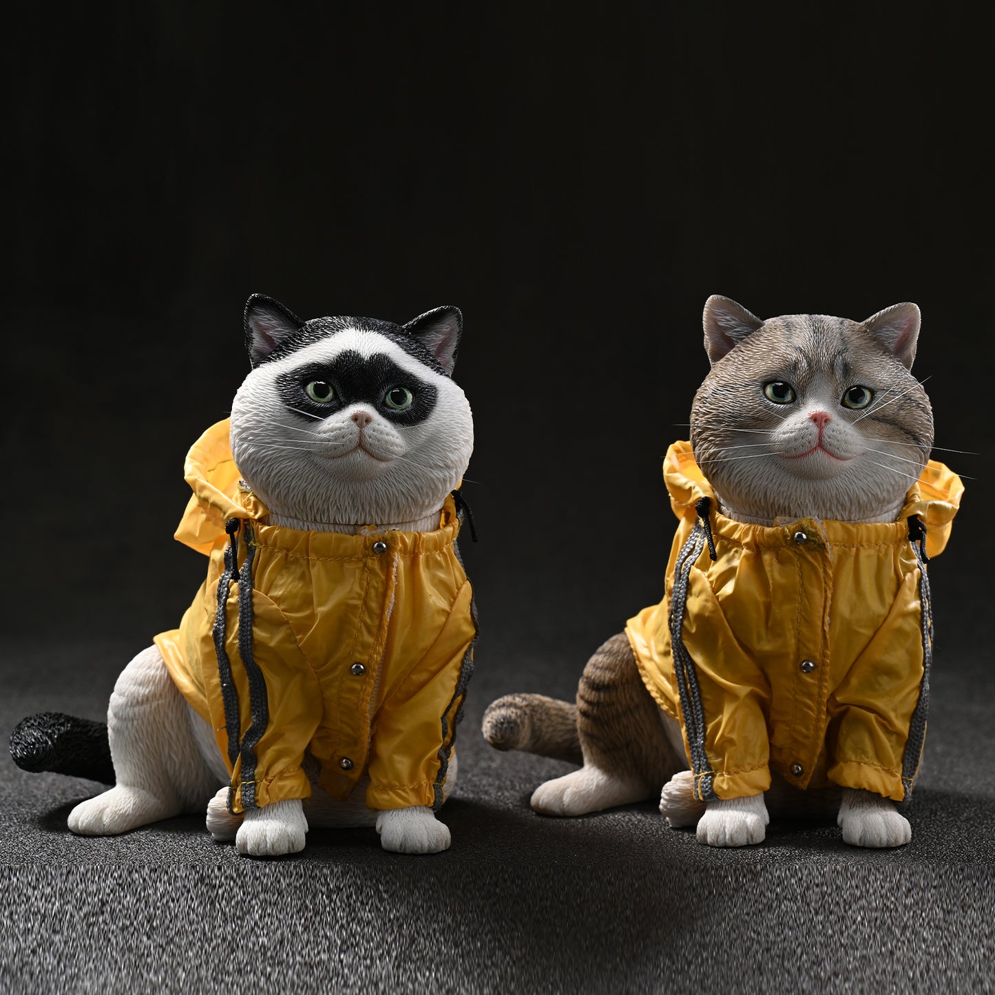 CW2301 Cat Figurine Resin Cat Statue from JXK Studio