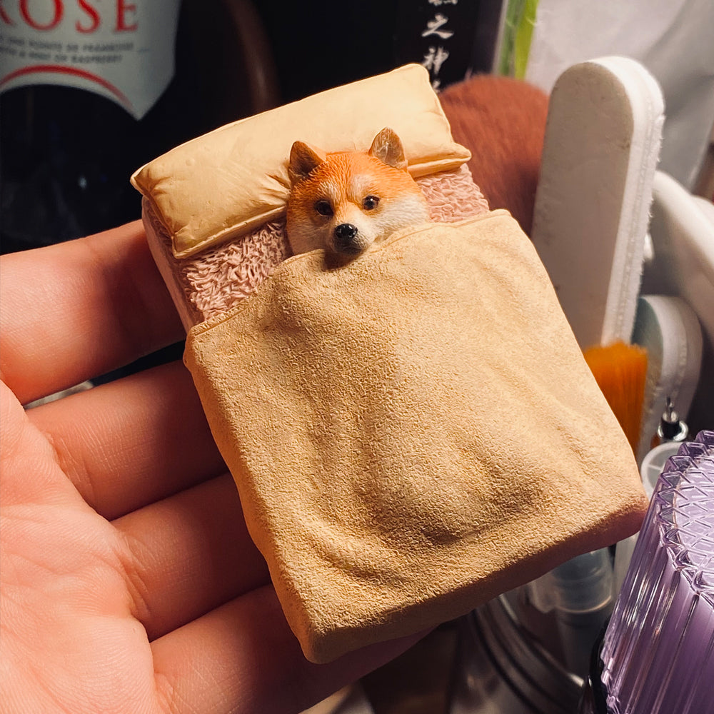 JS2200 Shiba Inu Resin Dog Decor Magnetic for Fridge Door from JXK Studio