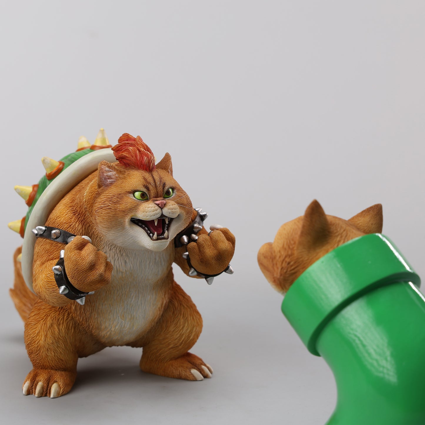 JXK257 Koopacat-Statue für die Inneneinrichtung, Katzenskulptur, Geschenk für Männer, coole Katzenfigur für Katzenliebhaber von JXK Studio