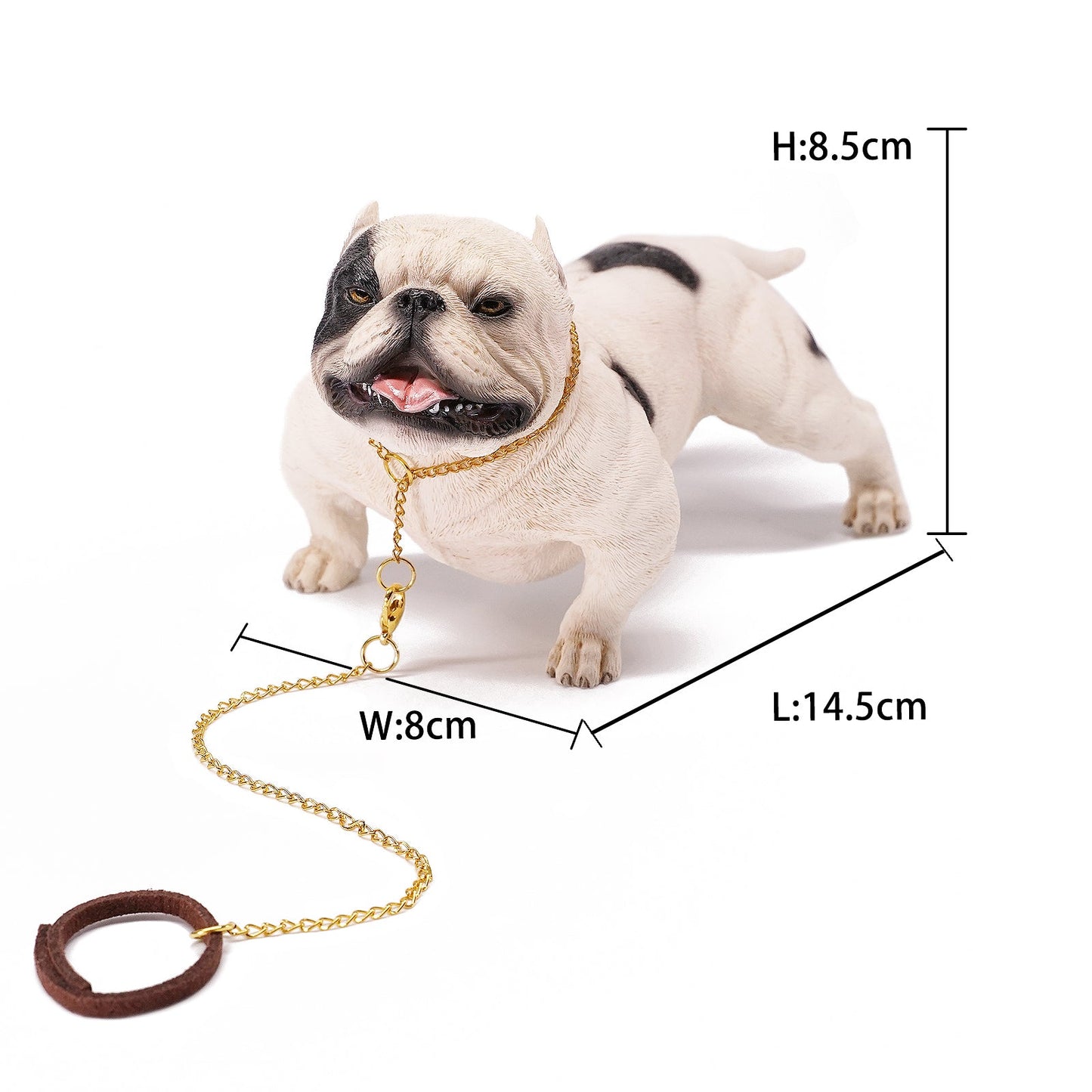 MRZ America bully dog statue dog figurine from JXK Studio