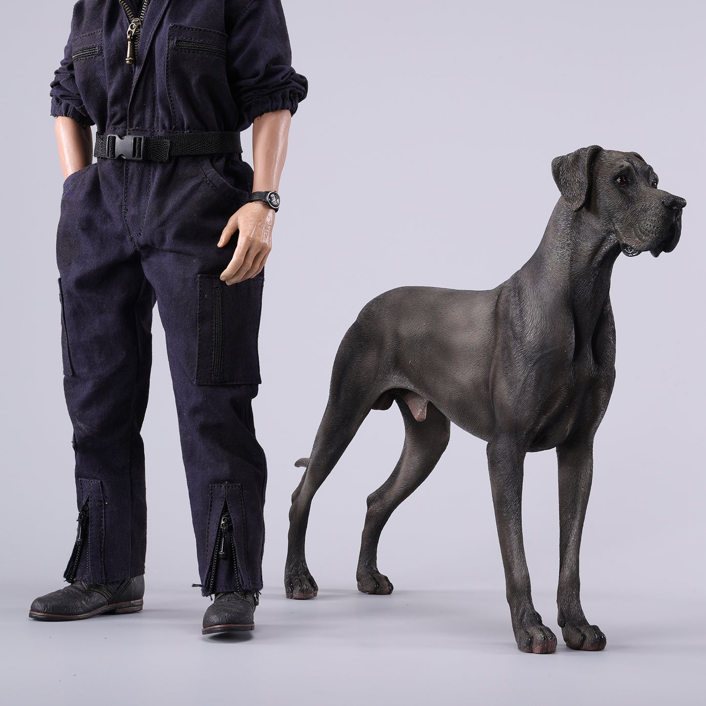 JXK237 1/6 Scale Great Dane Figurine from JXK Studio