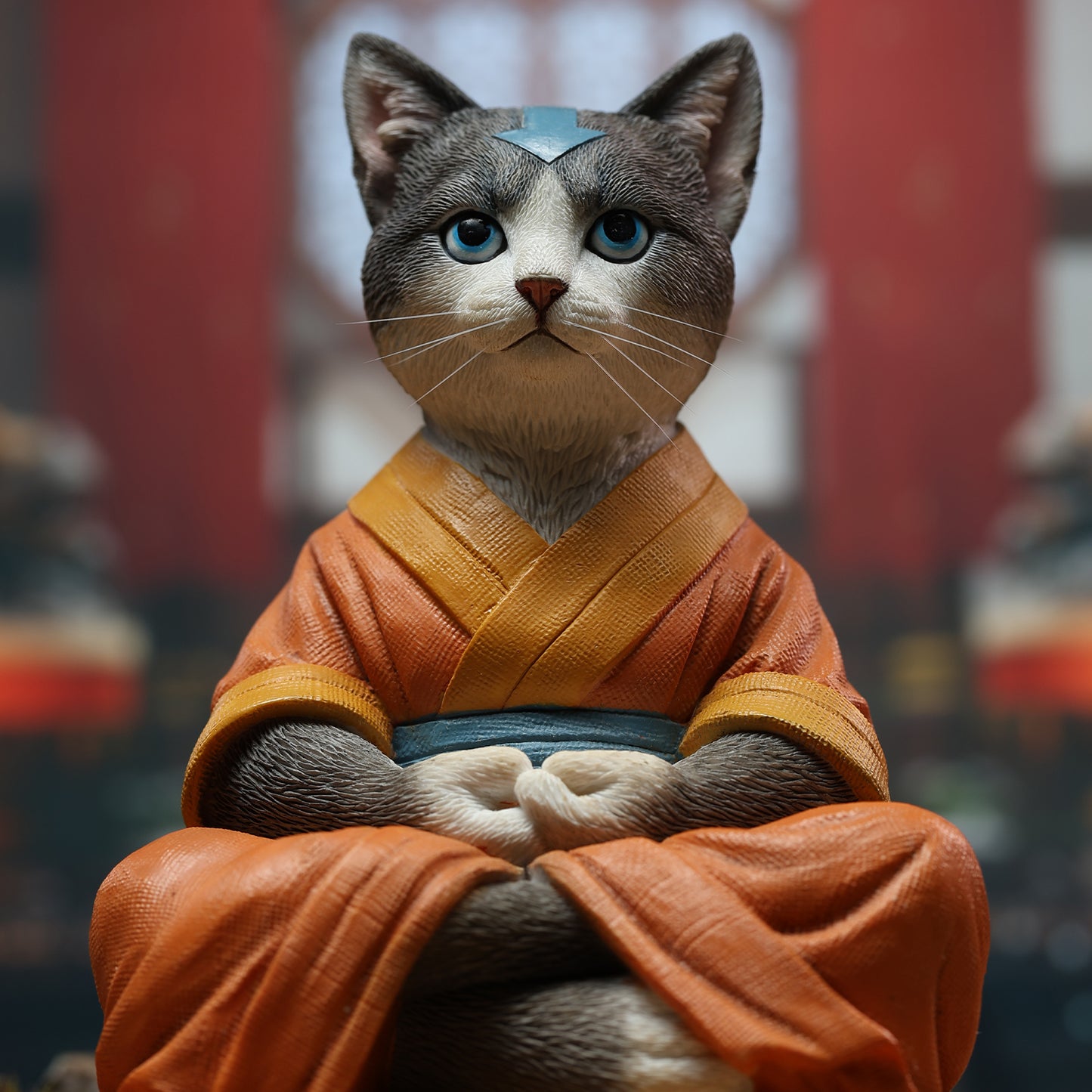 JXK262 Vorbestellung Airbender Cat FigurineProdukt von JXK Studio