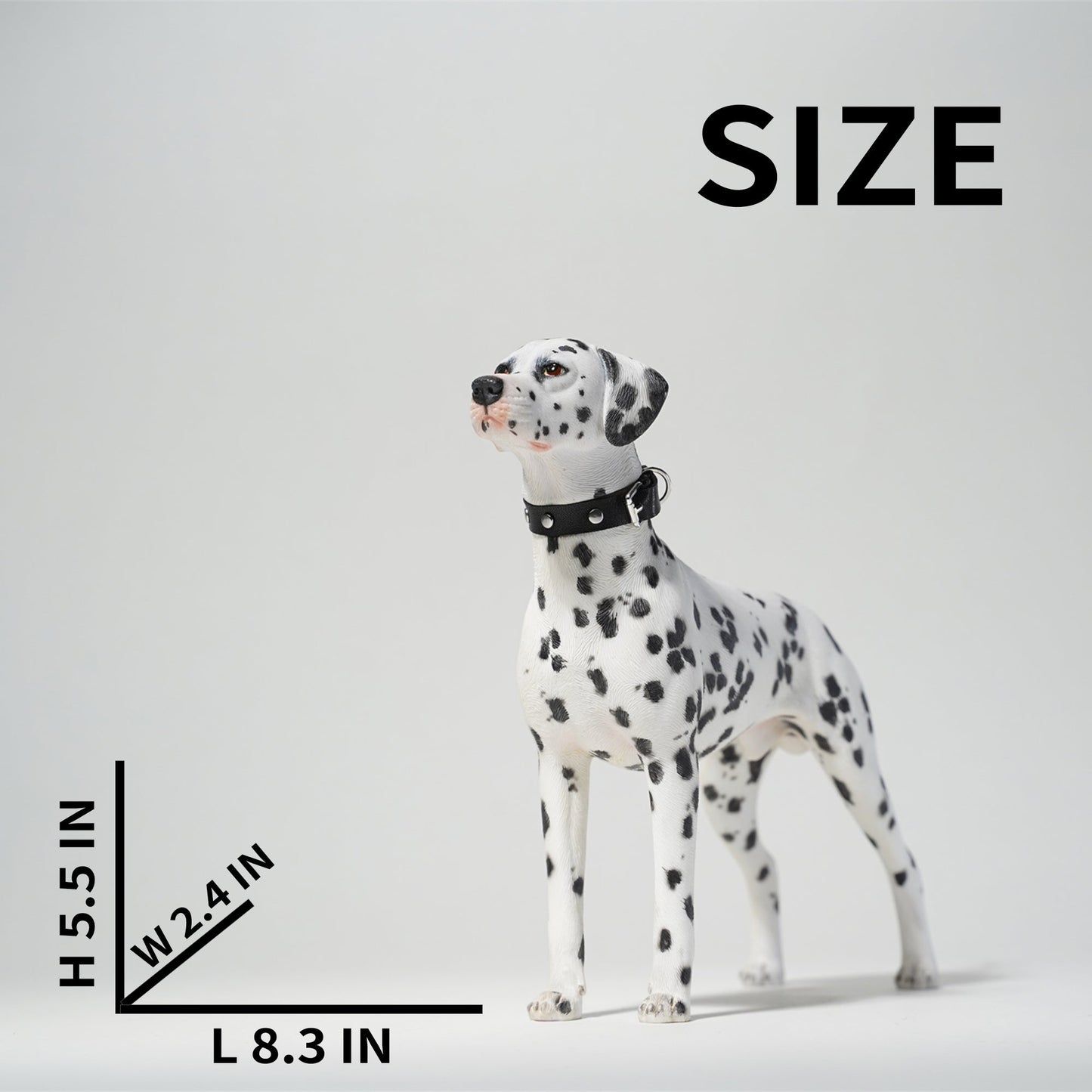 JXK100 ダルメシアン犬の置物、JXK Studio の犬好きの方への犬像ギフト