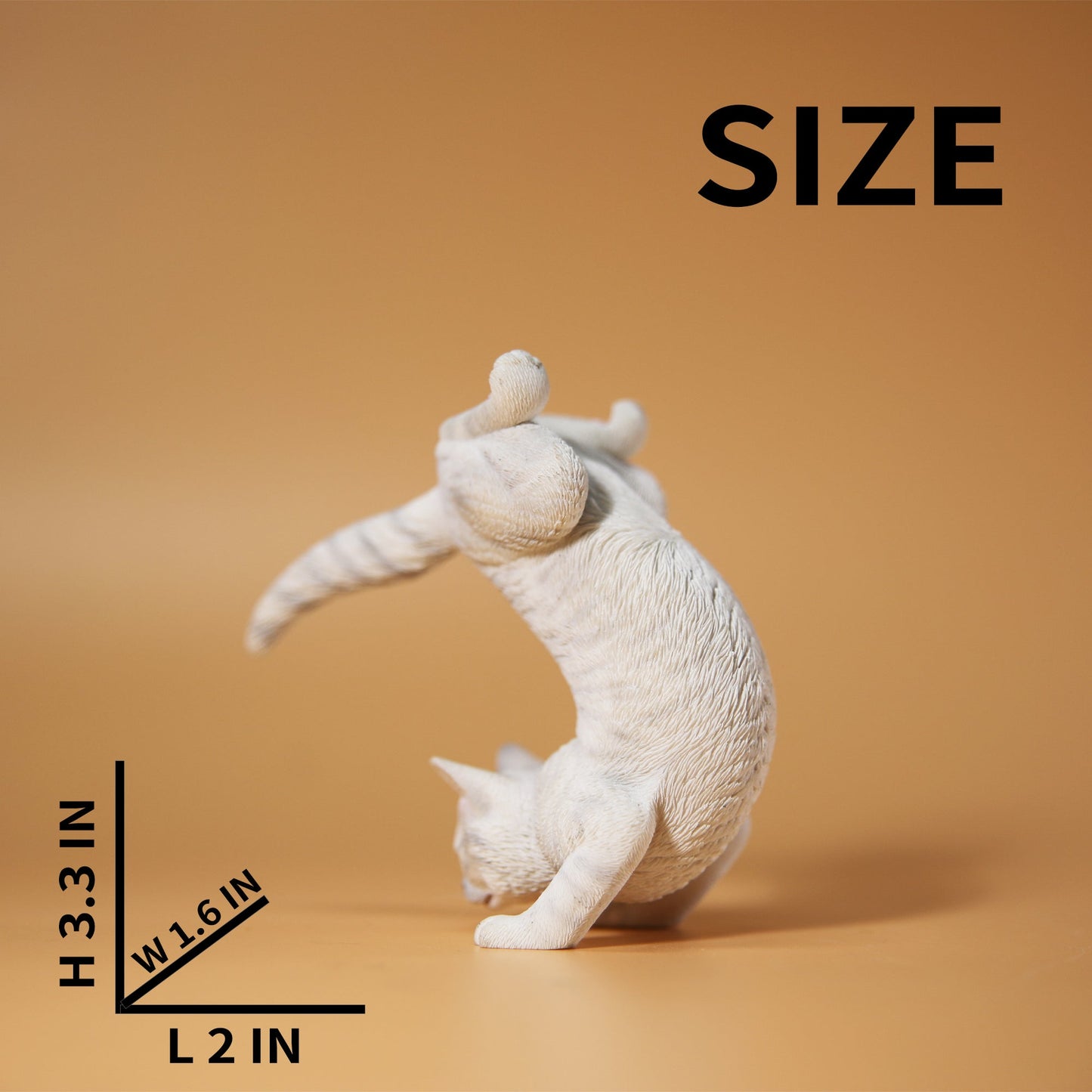 JXK151 Katzenfigur, Katzenstatue aus Kunstharz, für Bücherregal-Dekor, Geschenke für Katzenliebhaber von JXK Studio