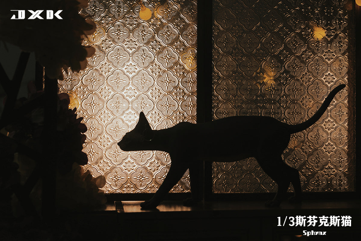 X32204 Resin Cat Sphynx Cat Decor from JXK Studio