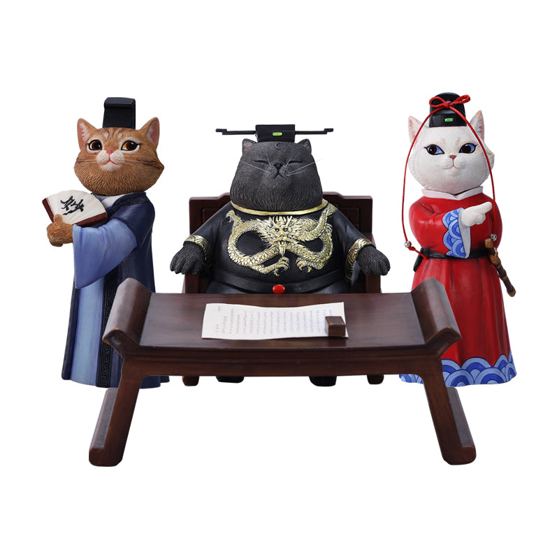 JXK267 lmperial Paws of Justice Cat Figurine from JXK Studio