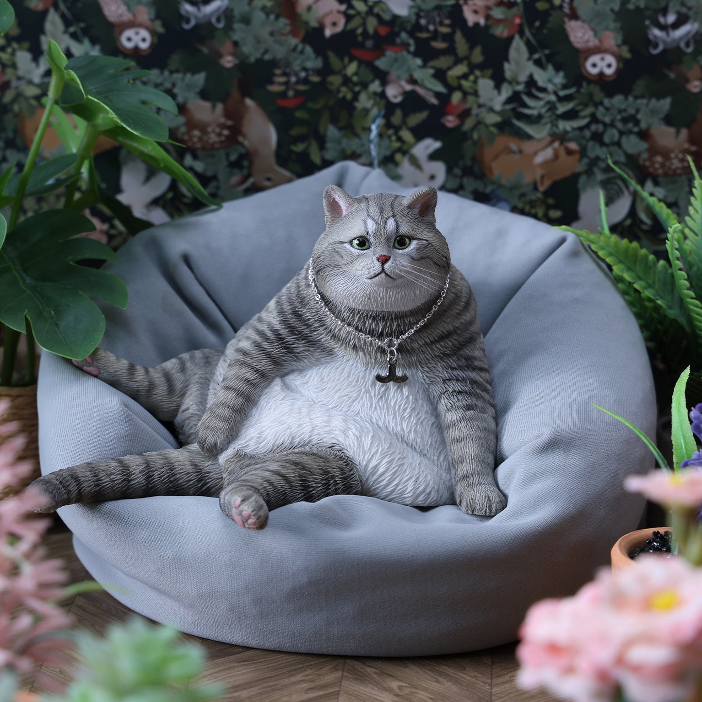 JXK235 1/6 Scale Tanking Cat Figurine dorimu from JXK Studio