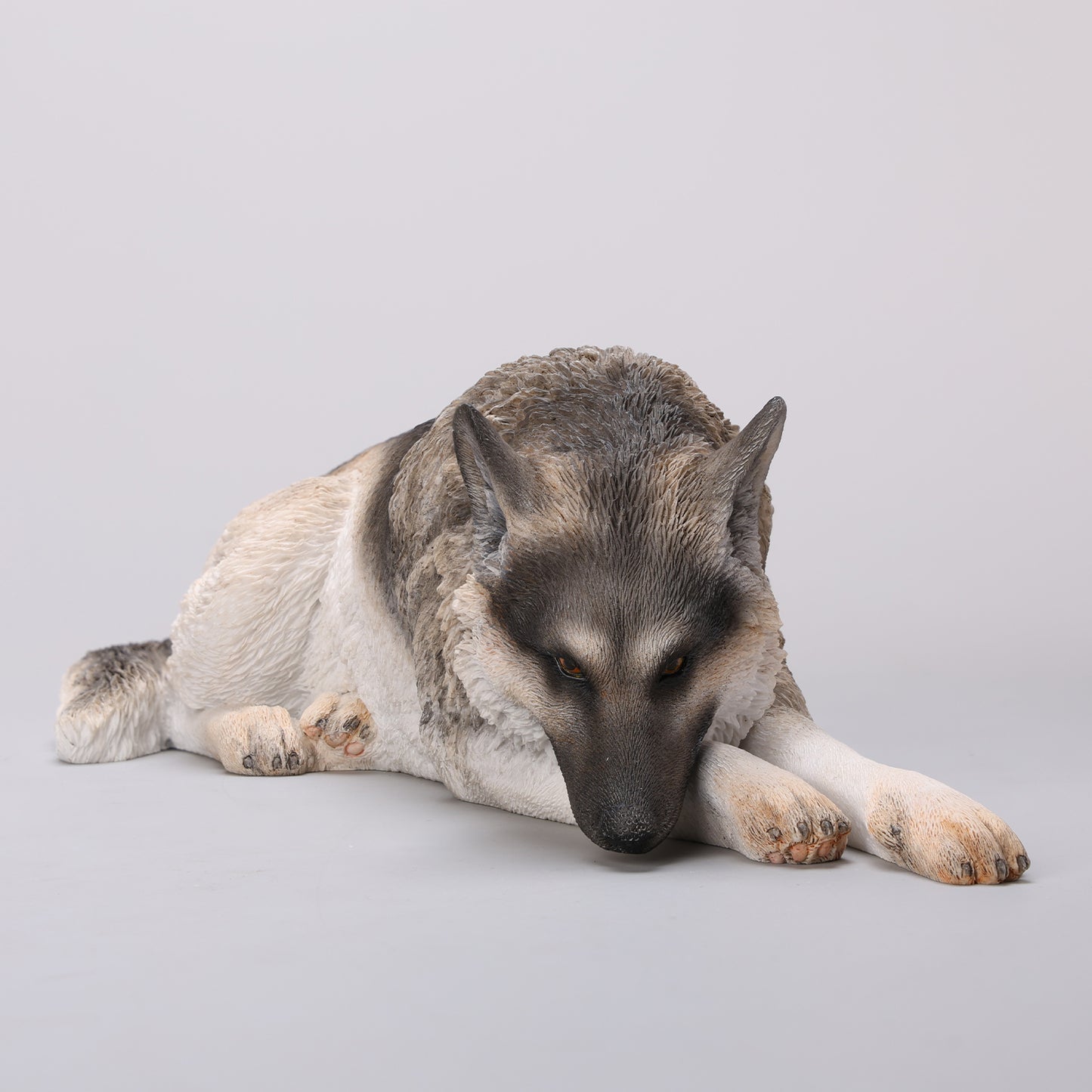 JXK254 1/6 Pre-Order Scale Lying German Shepherd Figurine from JXK Studio
