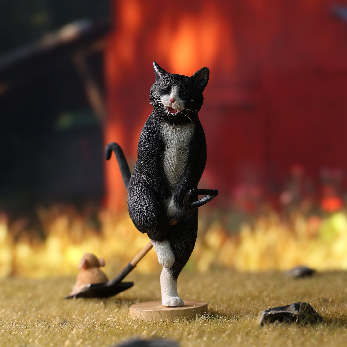 JXK247 Katzenfigur mit gefalteten Ohren im Maßstab 1/6, V2, von JXK Studio