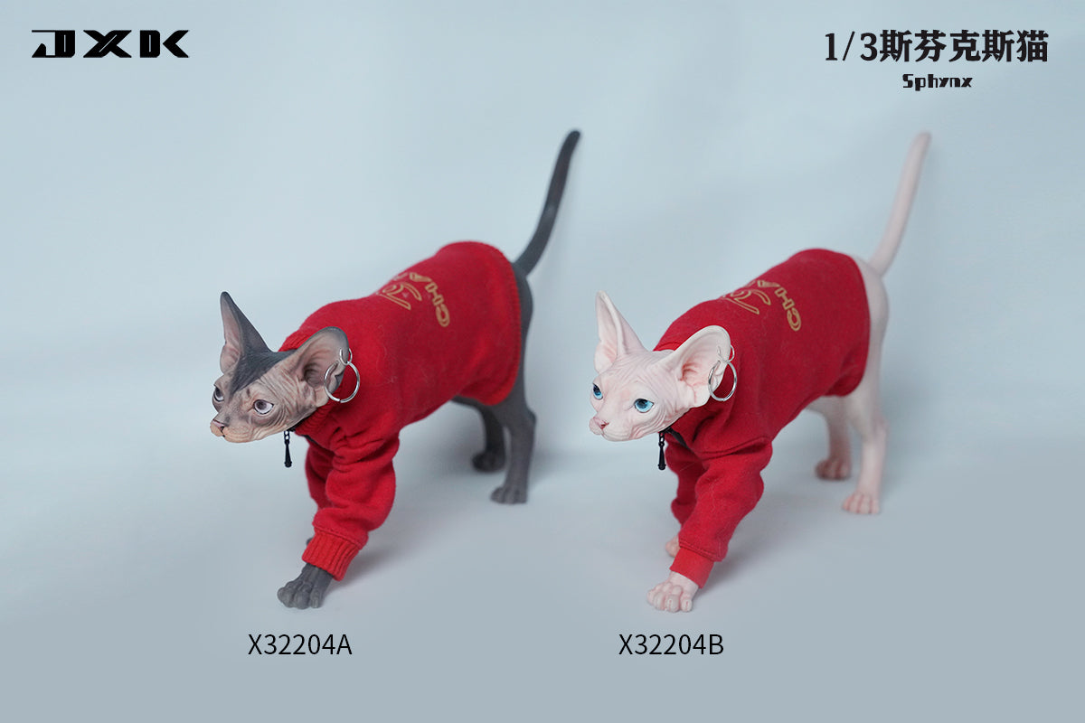 X32204 Resin Cat Sphynx Cat Decor from JXK Studio