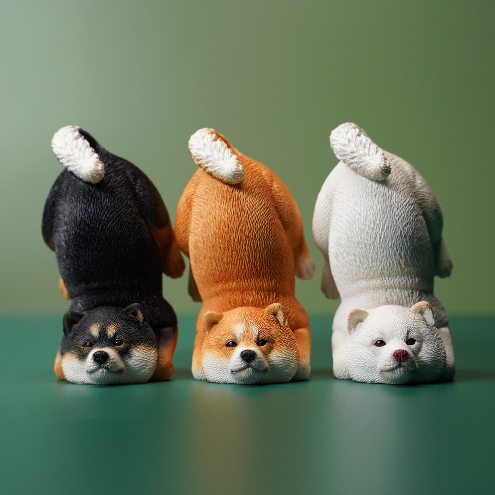 JXK119 Shiba Inu Dog Statue, Dog Figurine Gift for Shiba Inu Lover from JXK Studio