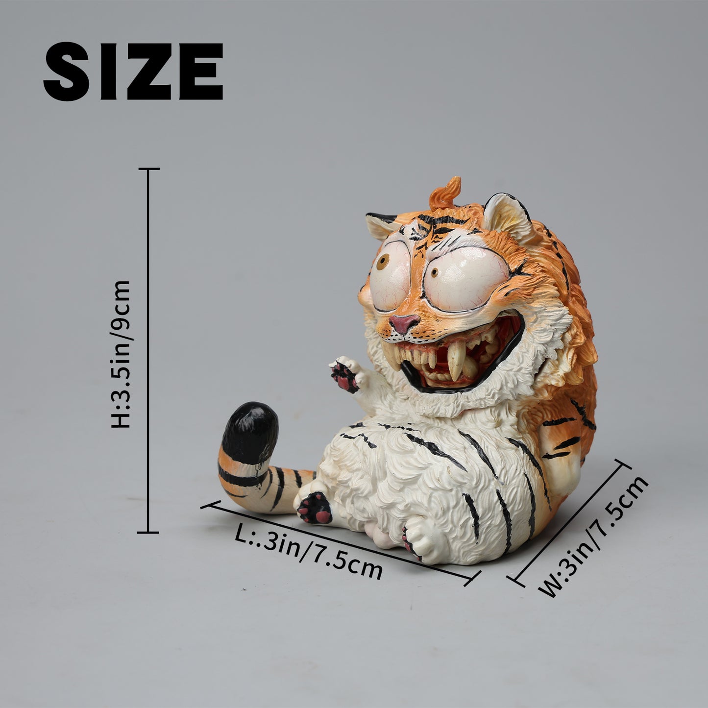 JXK-D203 Vorbestellung der Tigerfigur aus der 12 chinesischen Tierkreiszeichen-Kollektion von JXK Studio