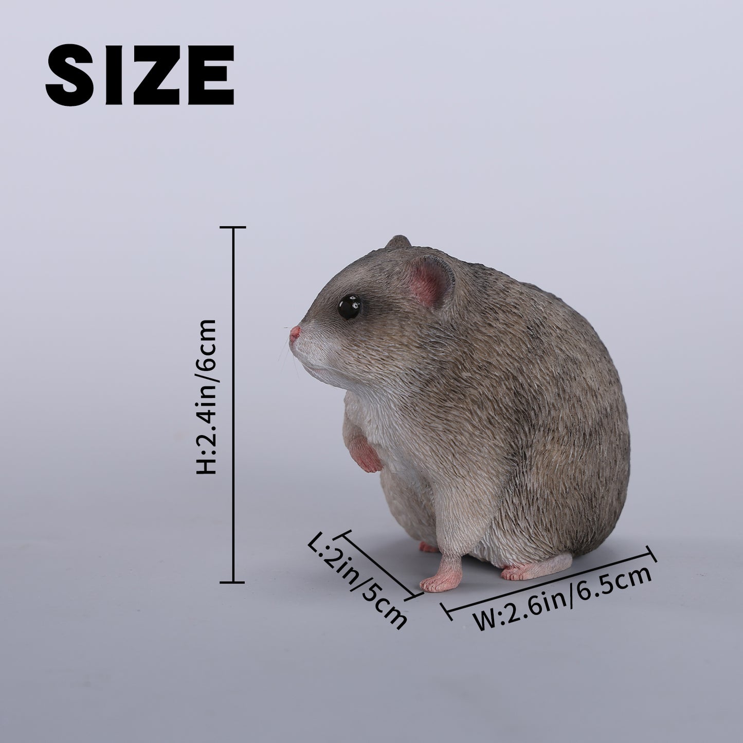 JXK240 1/1 Scale Hamster Figurine from JXK Studio