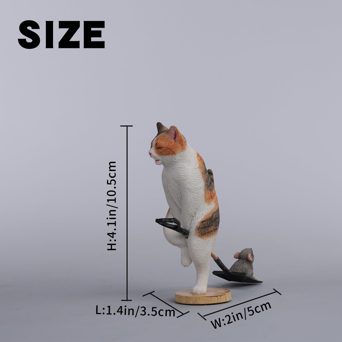 JXK247 Katzenfigur mit gefalteten Ohren im Maßstab 1/6, V2, von JXK Studio