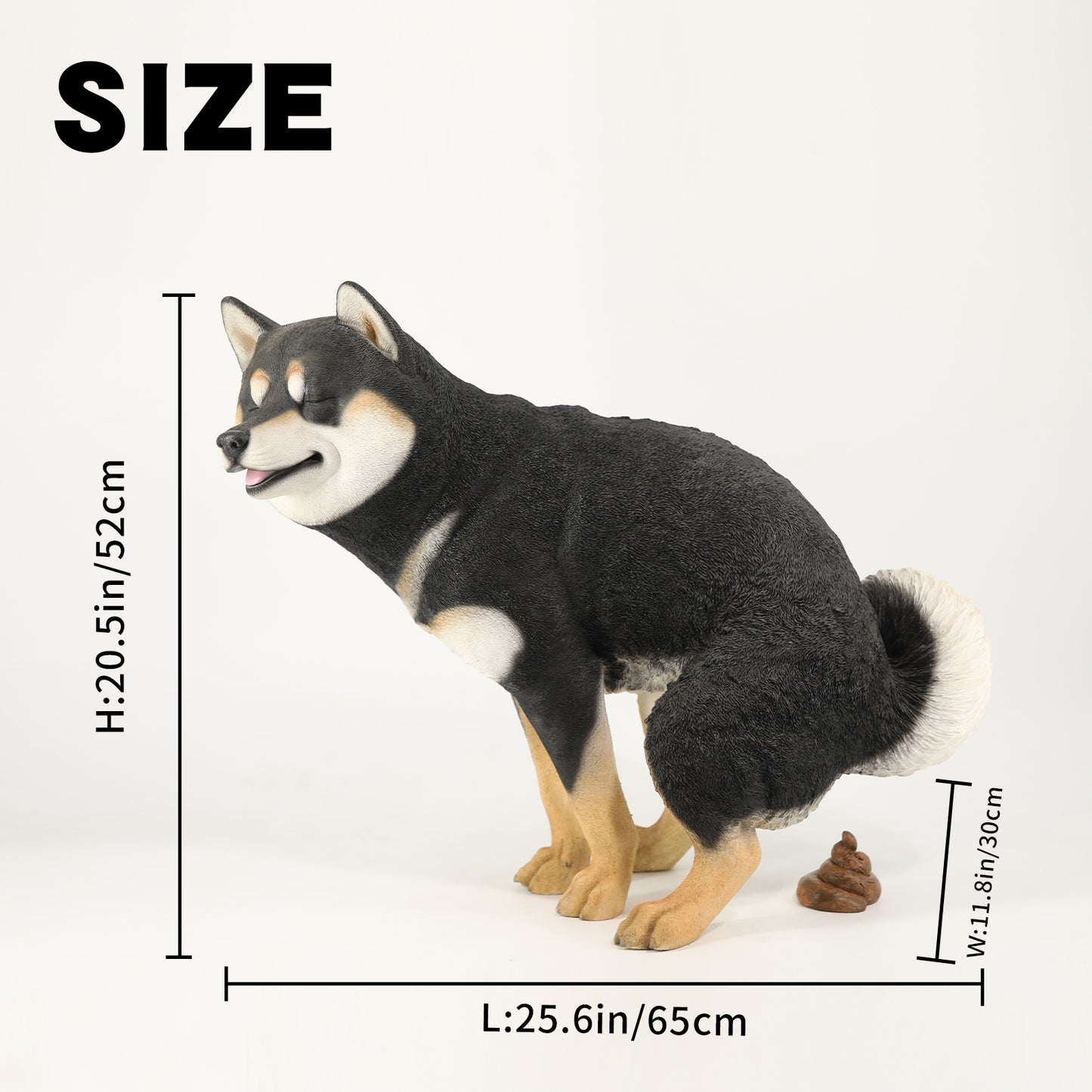 JXK220 1/1Half Squatting Shiba lnu from JXK Studio