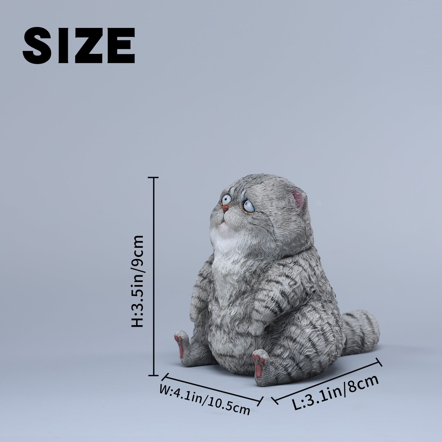 JXK231 Dazed Cat FigurineProdukt von JXK Studio