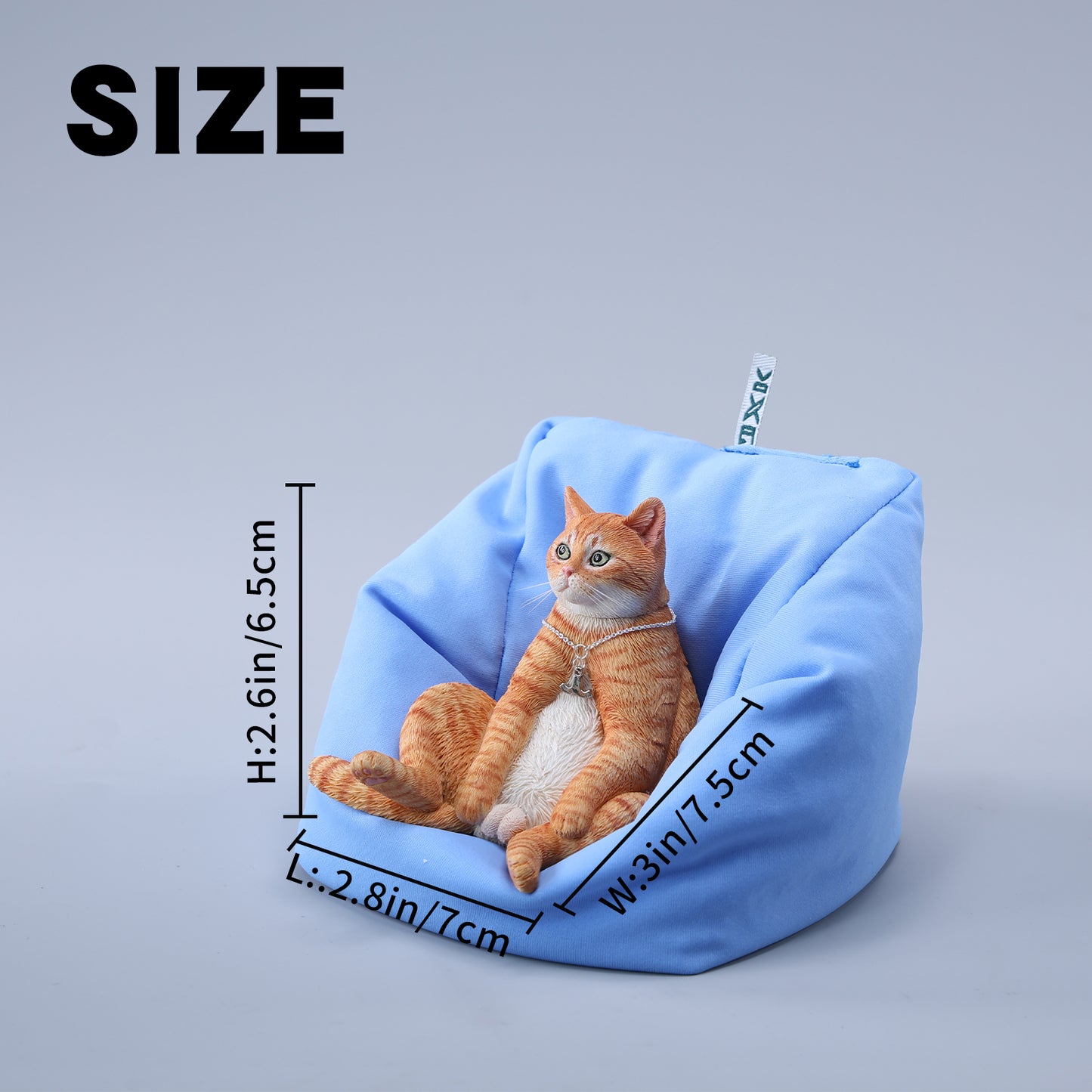 JXK236 1/6 Scale Lazy Cat Figurine V9 from JXK Studio