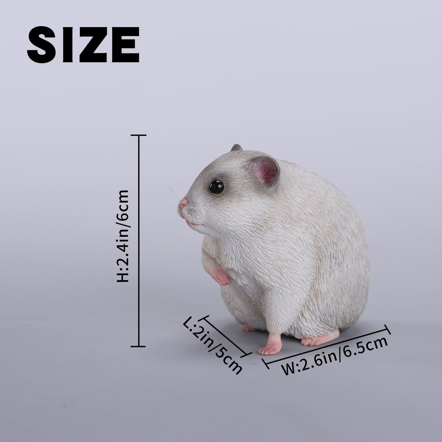 JXK240 1/1 Scale Hamster Figurine from JXK Studio