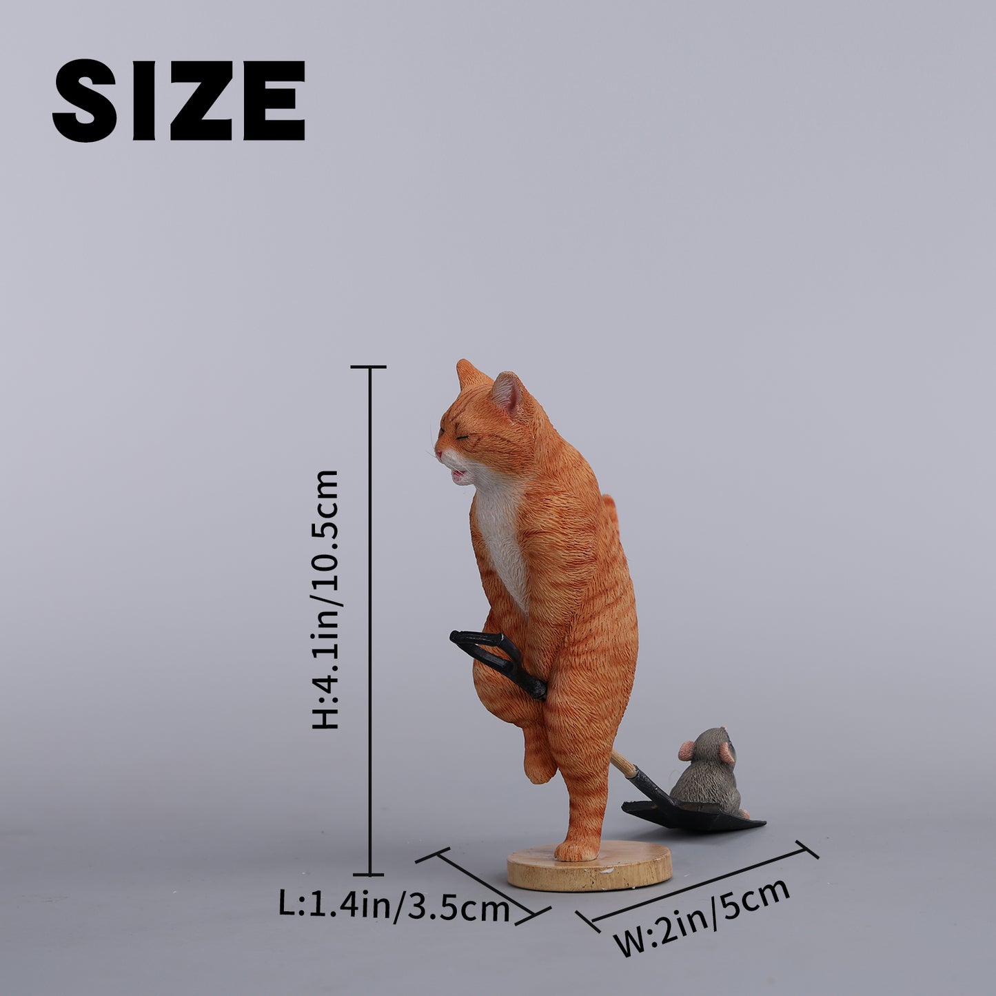 JXK247 Katzenfigur mit gefalteten Ohren im Maßstab 1/6, V2, von JXK Studio