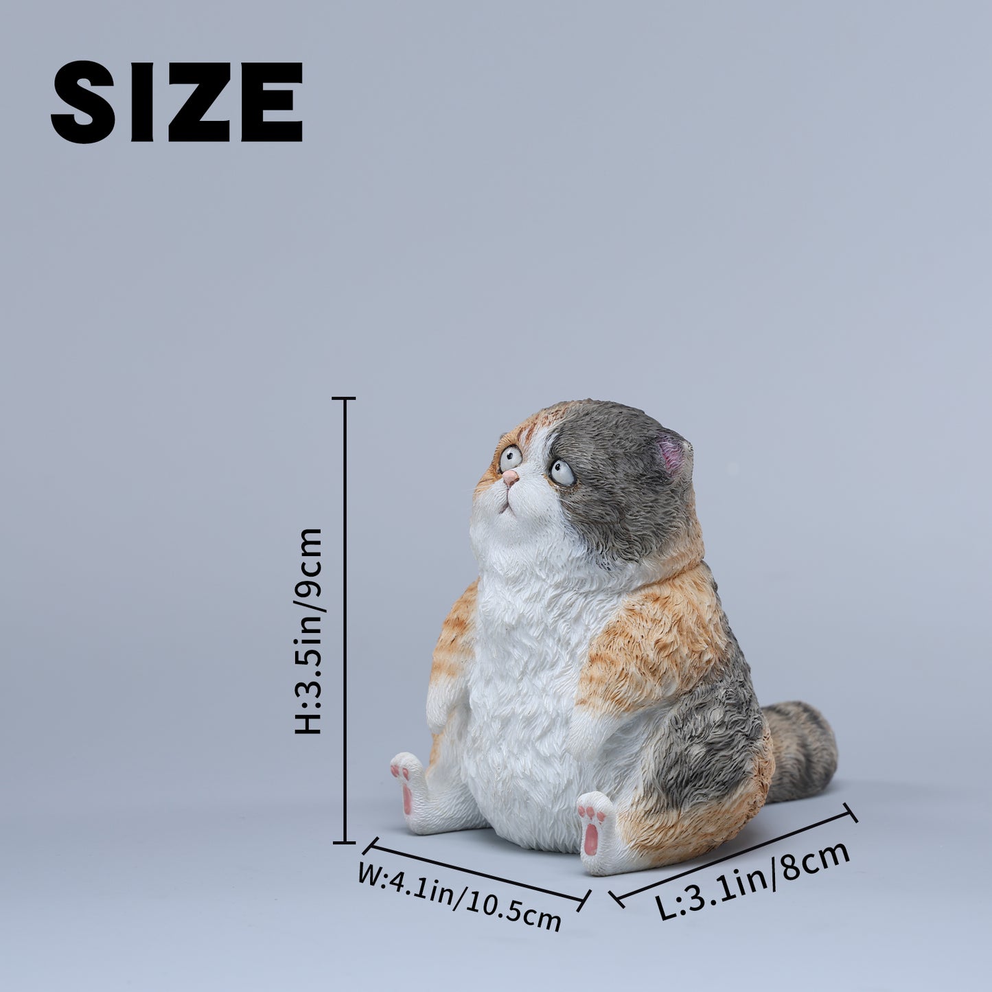 JXK231 Dazed Cat FigurineProdukt von JXK Studio